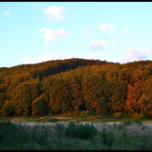 jesennými farbičkami ...