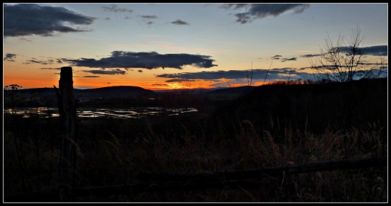 po dlhých týždňoch konečne západ slnka ...