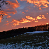 včerajší západ ...