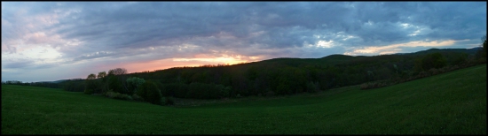 podvečerná panoráma ...