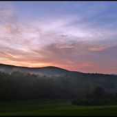 podvečerný opar ...