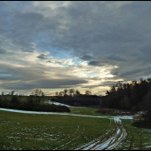 podvečer z posedu ...