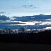 dnes podvečer - po snehu ani stopy ...