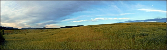 panorama z posedu ...