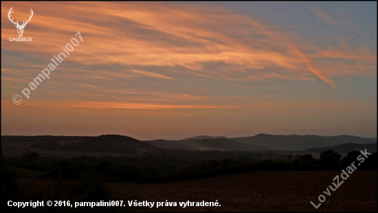 podvečer z posedu ...