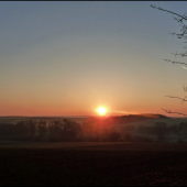 dnešný východ ...