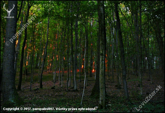 východ slnka v hore ...