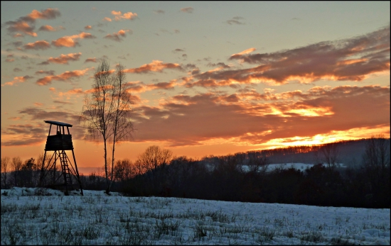posed pri západe slnka ...