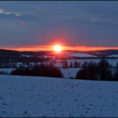 včerajší západ ...