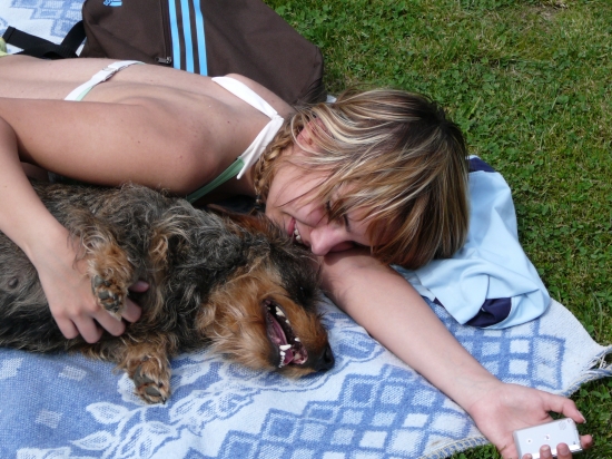 Ata - a jej šťastný úsmev