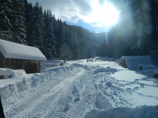 Po snehovej chumelici.