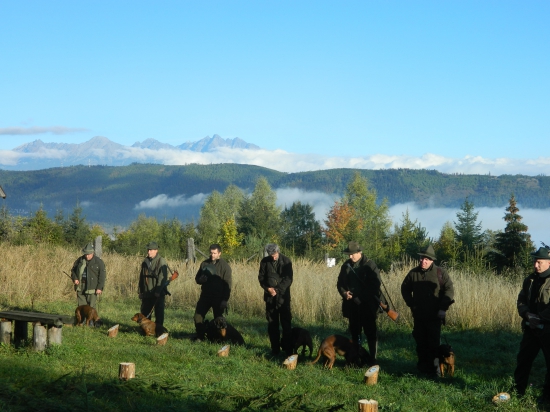 Farbiarske skušky pod Tatrami.