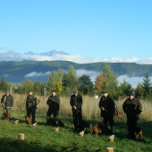 Farbiarske skušky pod Tatrami.