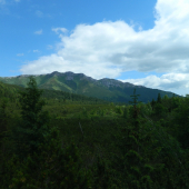 Cestou na Zelené pleso.