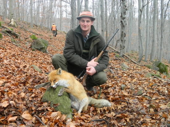 Líška zo spoločnej poľovačky.
