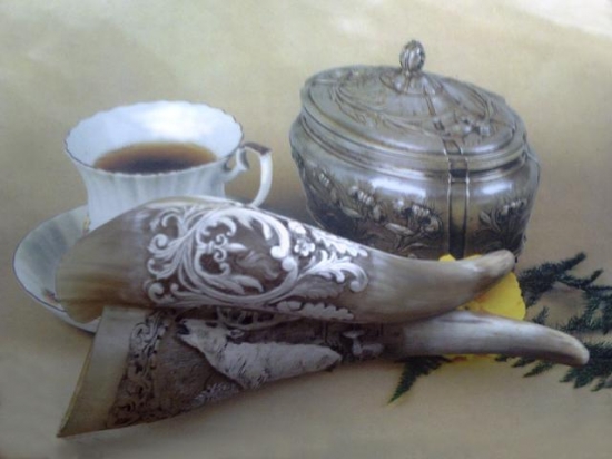 Gravírovanie rohoviny