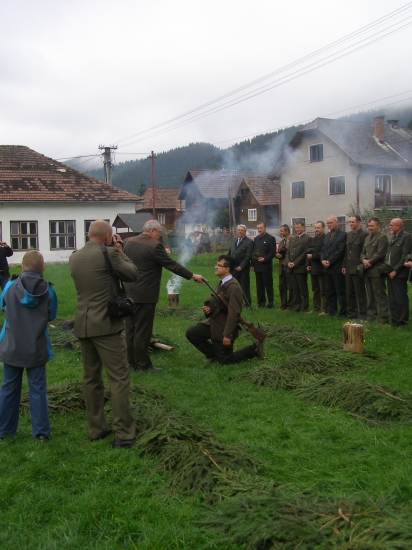 pasovanie strelca za lovca