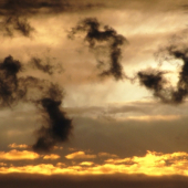 chmáry na oblohe...