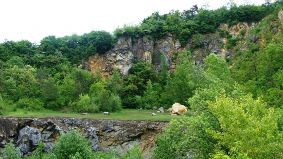 starý kameňolom...