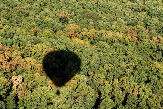 nad Martinským lesom...