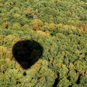 nad Martinským lesom...