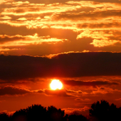 aprílový západ...