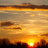 novembrový podvečer