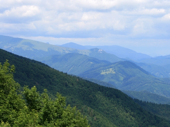 Pohľad zo Skalky do V. Fatry