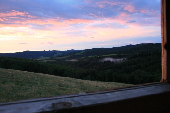 Ranný pohľad z posedu