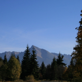 Kriváň v rannom opare