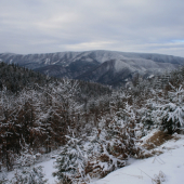 Kremnické vrchy v bielom