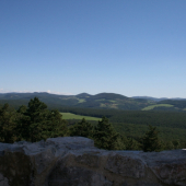 Pohľad zo zrúcanín hradu