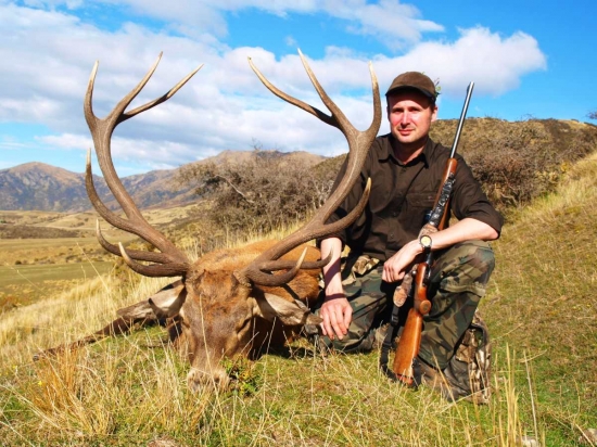 horský jelen, zajimavě zavřená trofej