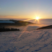 lazy v januárove ráno