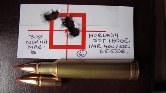 308 Morma Mag. 180 Grain Hornady SST