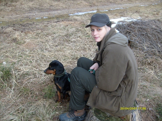 S mojím havinkom na prechádzke :)