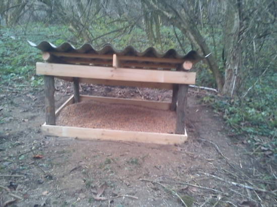 novy nasypec pre bazanty