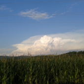 kopovita oblacnost nad kukurickou