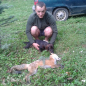 kamarat s Nikom a ulovok lisky