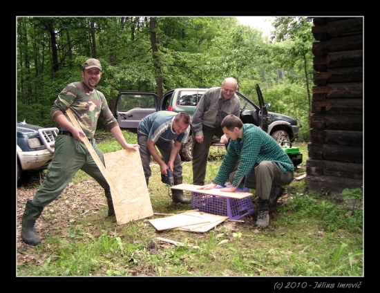 oprava poľovníckej chaty