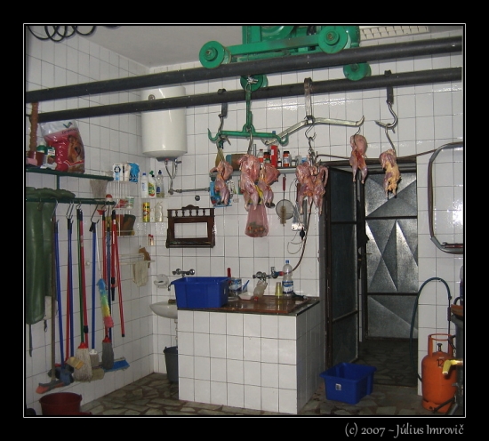 miestnosť na spracovanie diviny