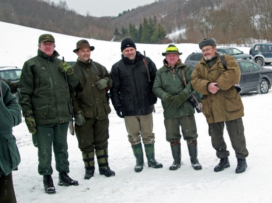 Stretnutie  kamaratov na hosťovskej poľovačke