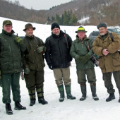 Stretnutie  kamaratov na hosťovskej poľovačke