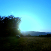 Včerajší západ slnka