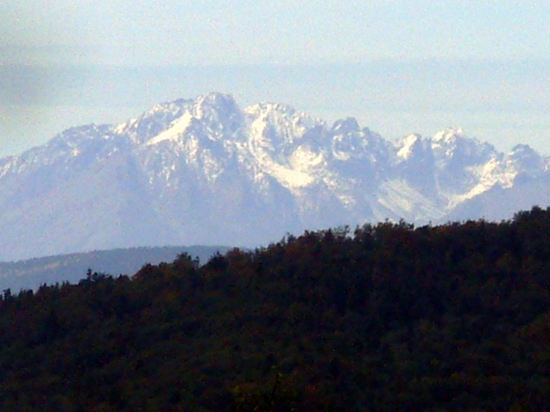 Tatry z Popovej Luky v Čer.pohori