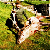 Ulovený jeleň hosťom