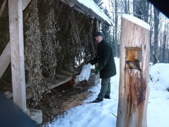 Zimné prikrmovanie zveri
