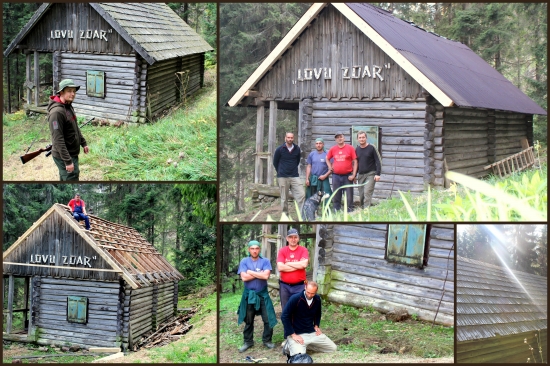 Oprava strechy chaty na Jaškove po 60. rokoch