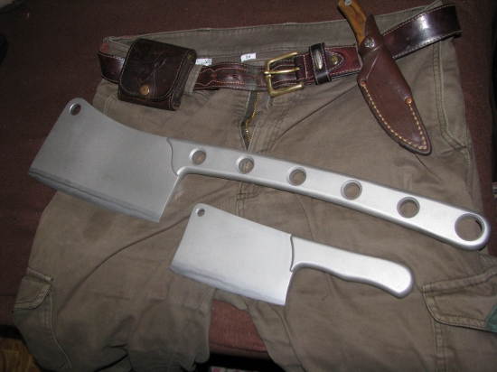 Keby bolo čo sekať??? (sekáče vlastná výroba)Nerez