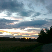 Večer nad Torysou